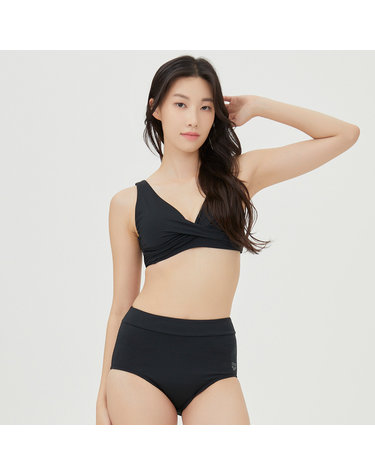 [아레나수영복] 헤라 비키니 세트 A4BL1SM02BLK