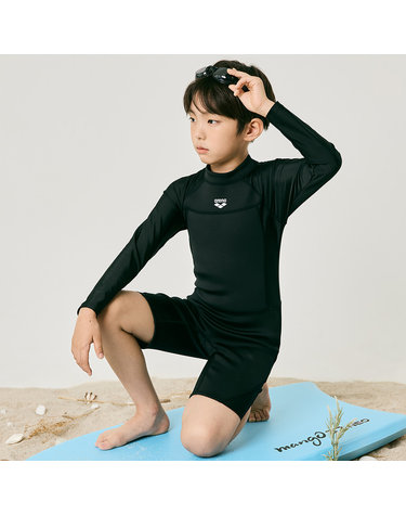 [아레나수영복] 돌핀 아동 슈트 A4BB1BI01BLK