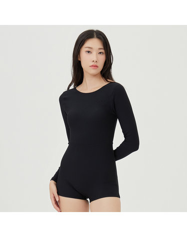 [아레나수영복] 원더 레저 1부 슈트 A4BL1SO03BLK