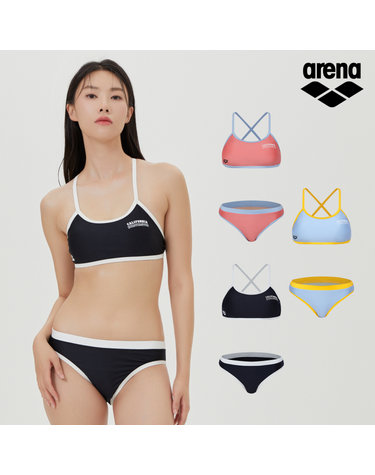 [아레나수영복] 헌팅턴 비키니 세트 색상 택1 A4BL1SM41