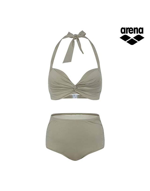 아레나 [아레나수영복] 헤일리 레저 비키니 세트 A4SL1SM71BEG 착용컷