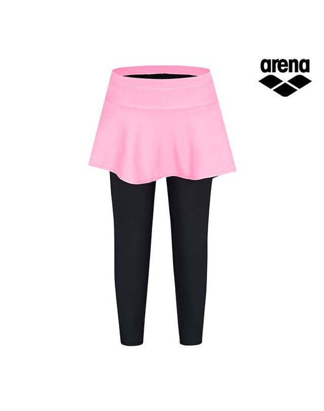 아레나 [아레나수영복] 에브리데이 아동 레저 9부 랩스커트 A4BG1GE01PNK 착용컷