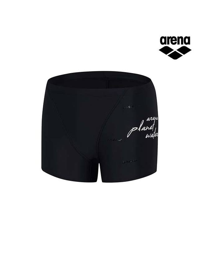 아레나 [아레나수영복] 샤이니 긴사각 A4BM1MQ01BLK 착용컷