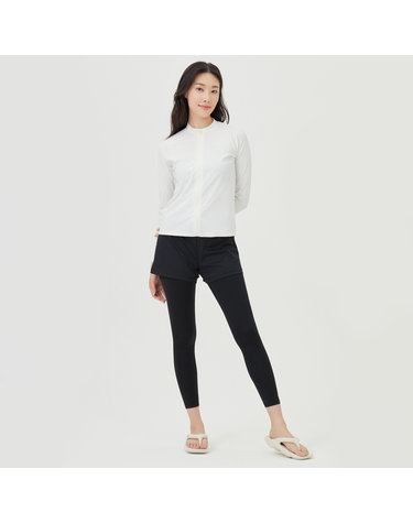 [아레나수영복] 에브리데이 레저 9부 레깅스팬츠 A4BL1PW07BLK
