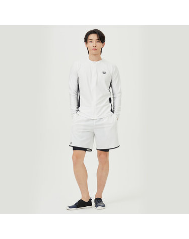 [아레나수영복] 엑티브 4부 레저 팬츠 A4BM1WP43WHT