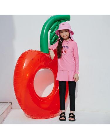 [아레나수영복] 쥬시 프룻 아동 9부 스커트 레깅스 A5BG1GE01PNK