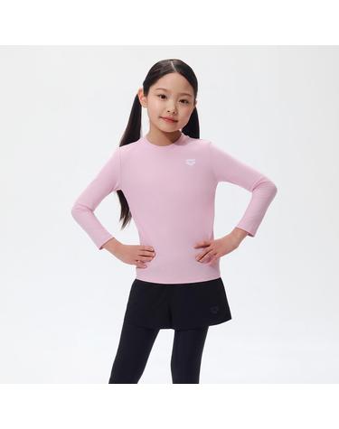 코어 아동 롱슬리브 래쉬가드 A6BB1BC41PNK