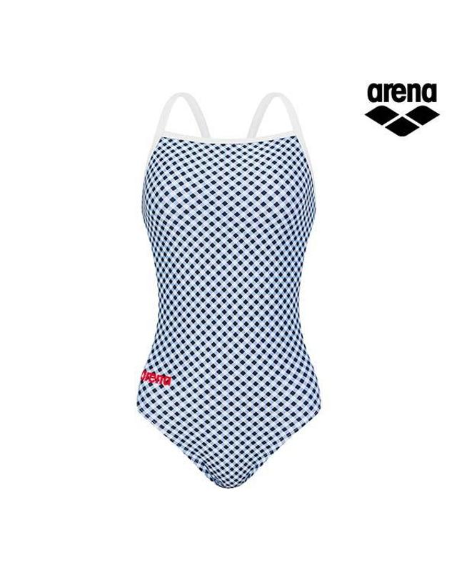 아레나 [아레나수영복] 체크메이트 원피스 크로스 스트랩백 A5SL1PL64BLK 착용컷