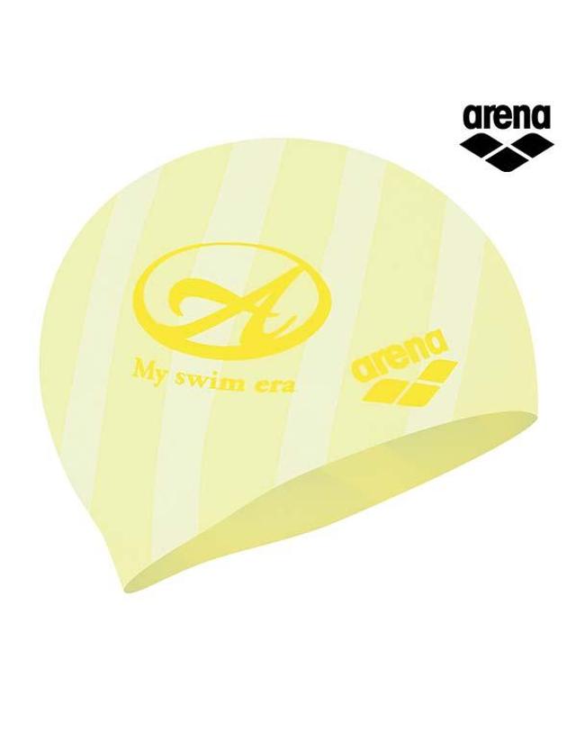 아레나 [아레나수영복] 마이스윔 실리콘수모 A5AC1AC03YEL 착용컷