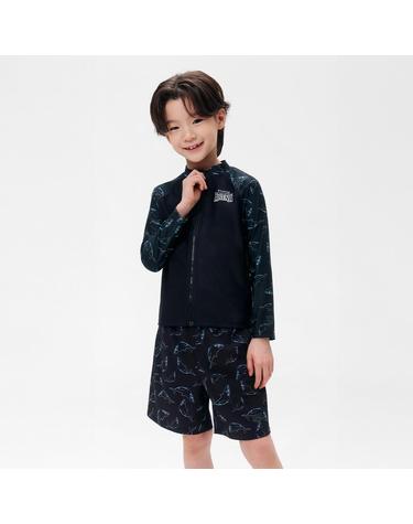 돌핀 레귤러핏 집업 래쉬가드 A6BB1BC01BLK