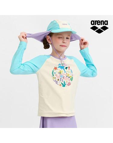 ARENA x 전황일 여아동 3PCS 래쉬가드 세트 A6BG1GS91LYL