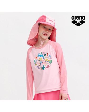 ARENA x 전황일 여아동 3PCS 래쉬가드 세트 A6BG1GS91LPK