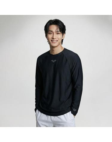 아이스핏 남성 롱슬리브 래쉬가드 A6BM1RR18BLK