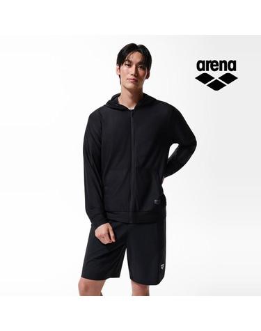 그래픽데이 남성 루즈핏 후드 커버업 A6BM1RR27BLK