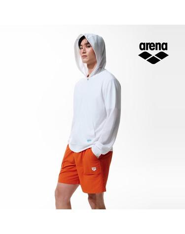그래픽데이 남성 루즈핏 후드 커버업 A6BM1RR27WHT
