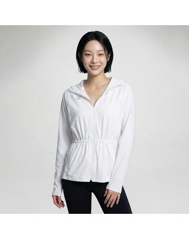 솔라가드 여성 후드 집업 래쉬가드 A6BL1QR15WHT