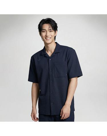 [아레나수영복] 아이스핏 남성 시어서커 셔츠 A6MM1RP03DNV