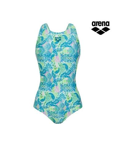 아레나 글로라 원피스 U백 A6FL1LS04GRN