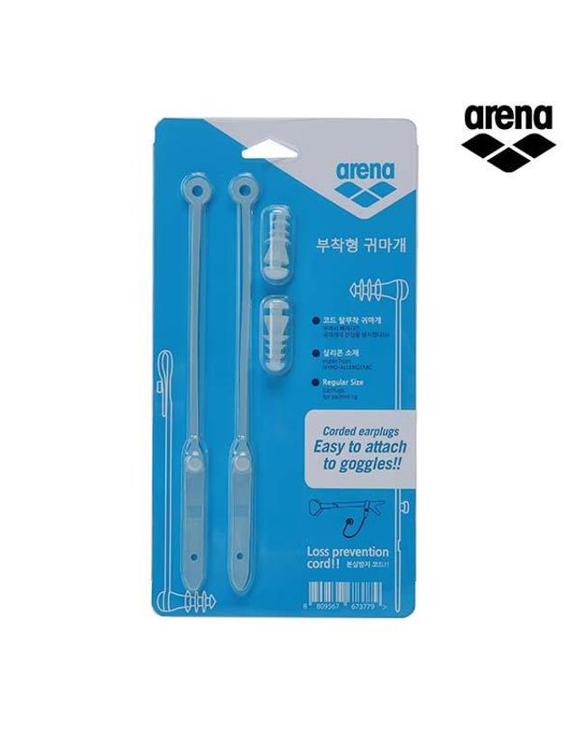 아레나 코드부착형 귀마개 A6AC1AE04WHT 착용컷