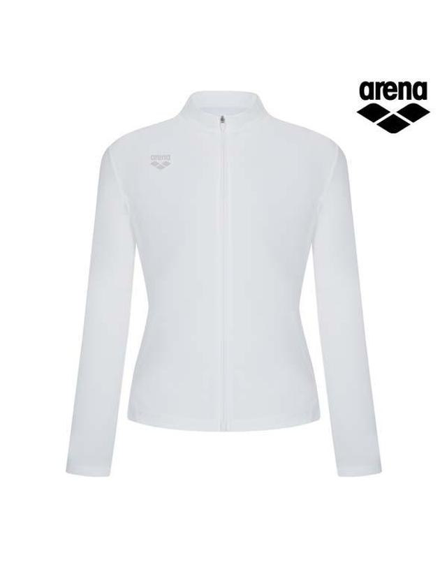아레나 솔라랩 여성 집업 래쉬가드 A6BL1QR14WHT 착용컷