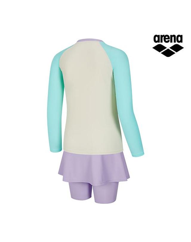 아레나 ARENA x 전황일 여아동 3PCS 래쉬가드 세트 A6BG1GS91LYL 착용컷