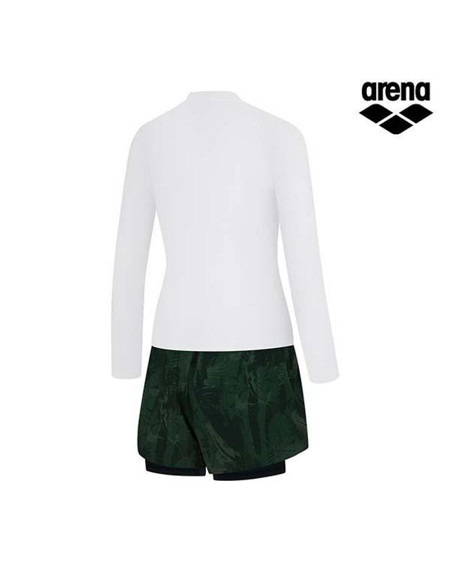 아레나 로레아 여성 집업 래쉬가드 세트 A6BL1SR23WHT 착용컷