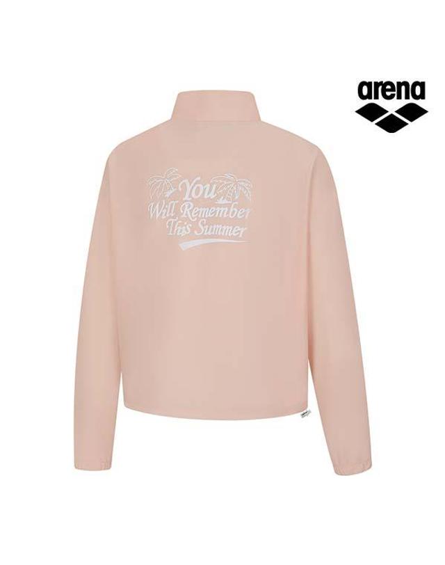 아레나 그래픽데이 여성 루즈핏 커버업 A6BL1QR25ORG 착용컷