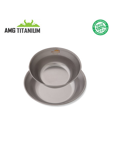 AMG티타늄 볼(M/L) SET 티타늄접시 캠핑 백패킹 AMG TITANIUM