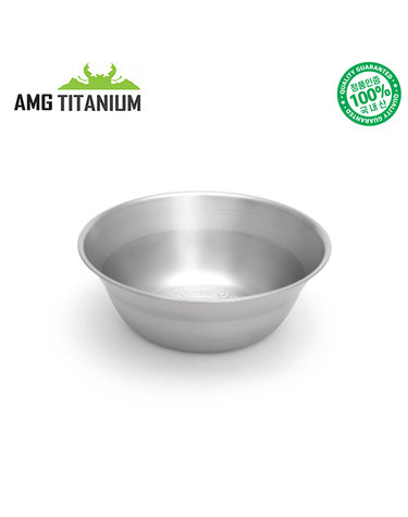 AMG티타늄 볼(M) 티타늄접시 캠핑용볼 티탄 캠핑용품 AMG TITANIUM