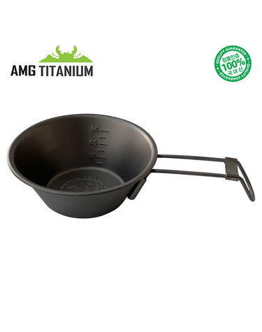 AMG티타늄 티탄 폴딩 시에라컵 150ML 접이식시에라컵 캠핑용품 백패킹 등산용품 AMG TITANIUM