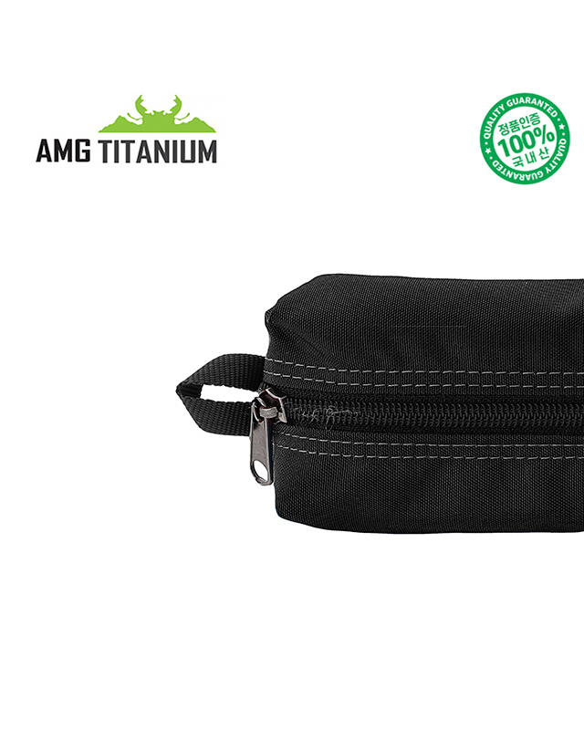 에이엠지티타늄 AMG티타늄 수저케이스 다용도케이스 캠핑용품 백패킹 등산용품 AMG TITANIUM 착용컷