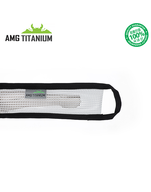 에이엠지티타늄 AMG티타늄 티탄 캠핑집게(25CM/케이스포함) 캠피용품 백패킹 등산용품 AMG TITANIUM 착용컷