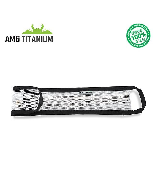 에이엠지티타늄 AMG티타늄 캠핑집게(L) 티타늄집게 티탄 캠핑용품 백패킹 등산용품 AMG TITANIUM 착용컷