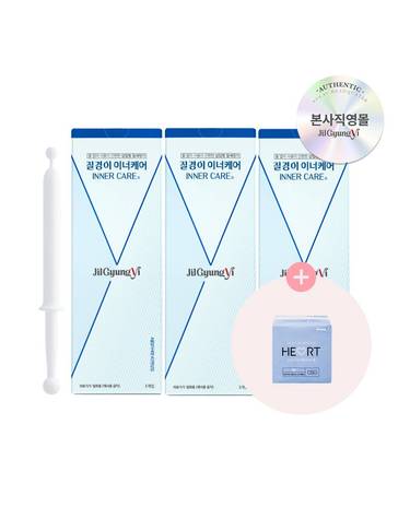 [질경이] 식약처 허가받은 의료기기 질세정제 이너케어(3개입) x3개+팬티라이너
