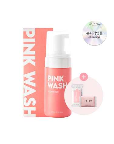 [질경이] 퍼퓸 여성청결제 핑크자몽 폼워시 100ml +페미닌 티슈+ 중형4P