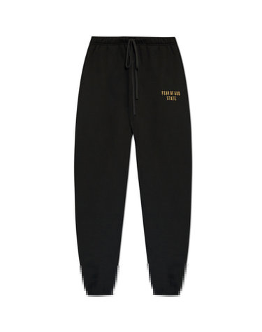 25SS 에센셜 기모 트레이닝 팬츠 130BT242020F BLACK