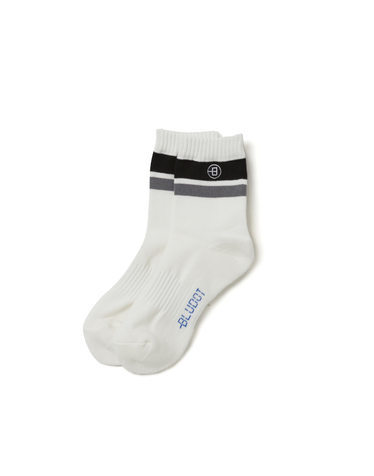 [BLUDOT] DASH B MODERN SOCKS_WH