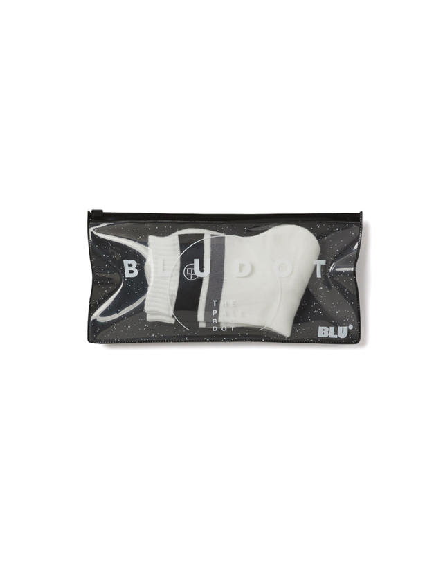 블루닷 [BLUDOT] DASH B MODERN SOCKS_WH 착용컷
