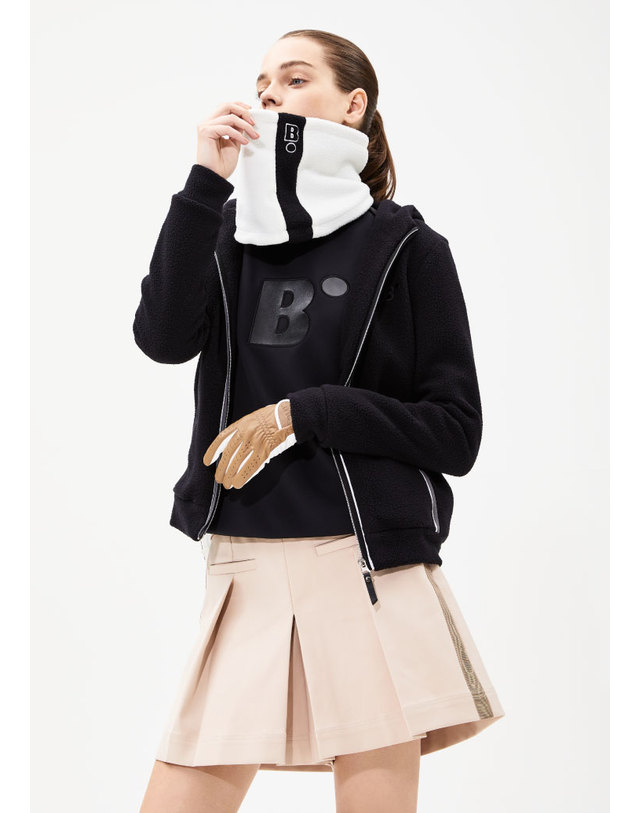 블루닷 [BLUDOT] REVERSIBLE NECK WARMER_WH 착용컷