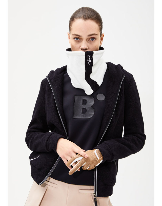 블루닷 [BLUDOT] REVERSIBLE NECK WARMER_WH 착용컷