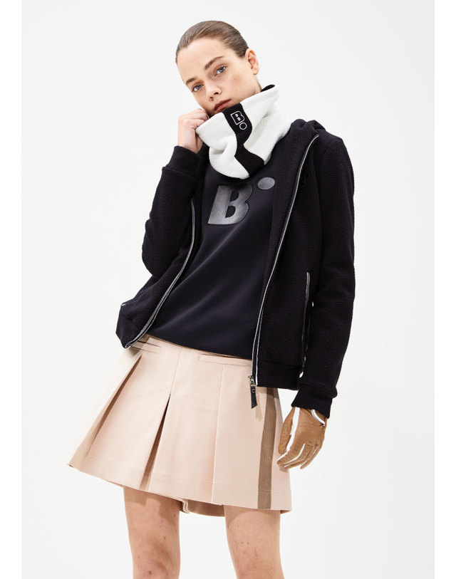 블루닷 [BLUDOT] REVERSIBLE NECK WARMER_WH 착용컷