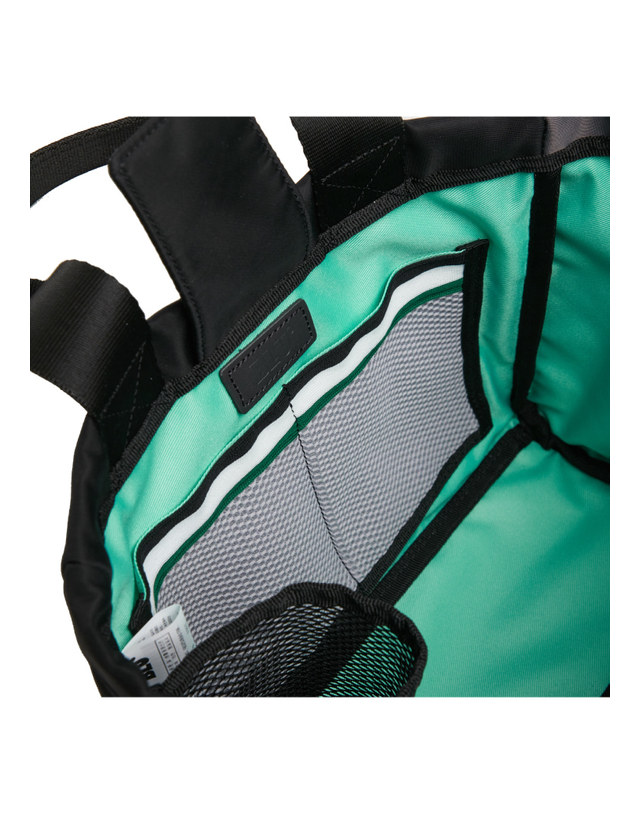 블루닷 [BLUDOT] COLOR BLOCK CART BAG_BK 착용컷