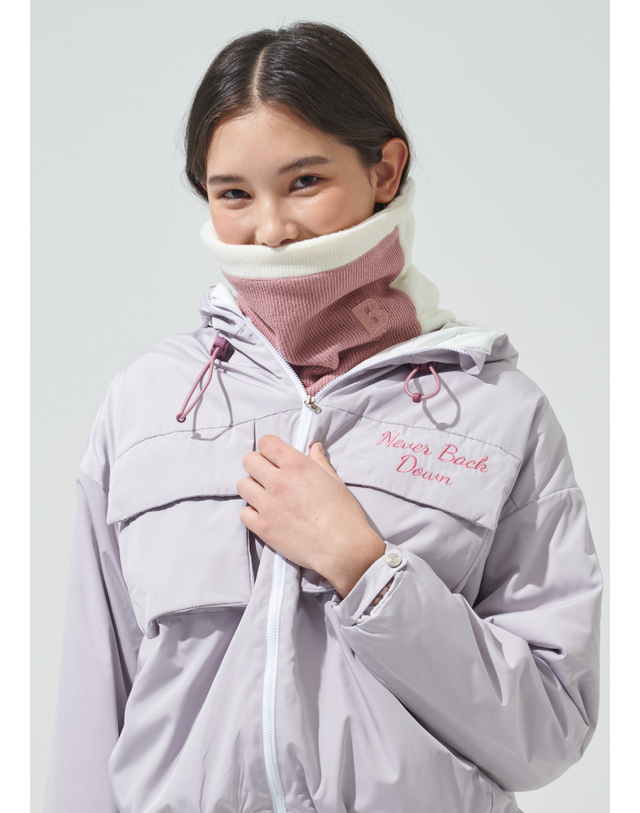 블루닷 [BLUDOT] 로고 넥워머_PK 착용컷