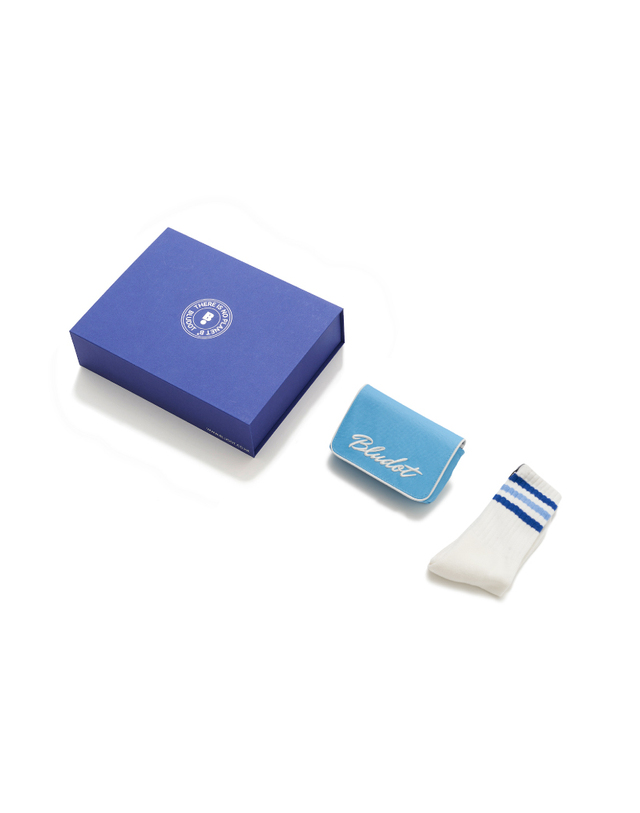 블루닷 [BLUDOT] 블루닷 벨트백+헤비웨이트 양말 세트_BL 착용컷