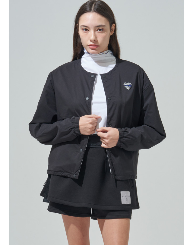블루닷 [BLUDOT] 카모 윈드브레이커 리버서블 아우터_BK 착용컷