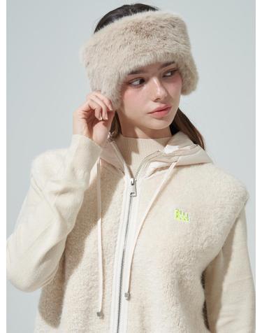 [BLUDOT] 소프트 터치 퍼 이어워머_BG