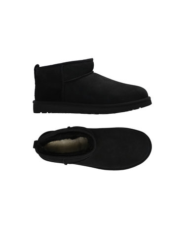 26FW 클래식 울트라 미니 스웨이드 부츠 블랙 1137391 BLK
