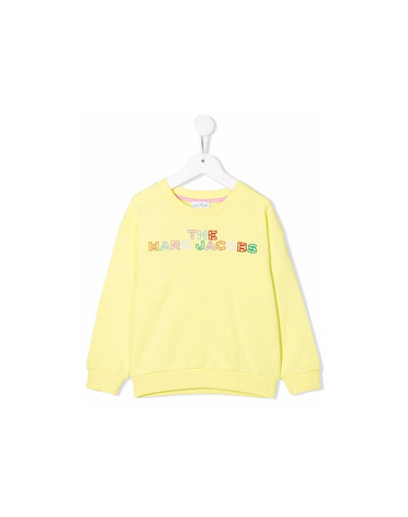 키즈 로고 자수 맨투맨 옐로우 W15594 549