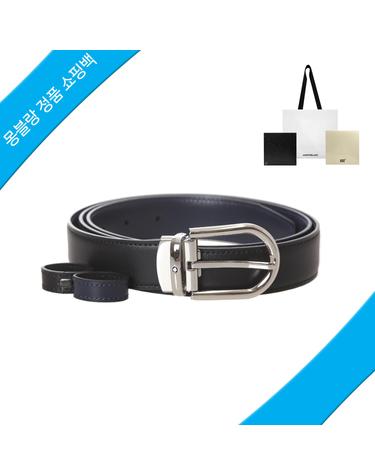 [몽블랑] 유광 팔라듐 벨트 128756  [정품쇼핑백]