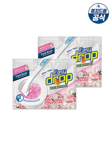 [공식] 이지드롭 변기크리너 리필 2팩(24개입) 취향대로 리필향 선택 (핸들 미포함)